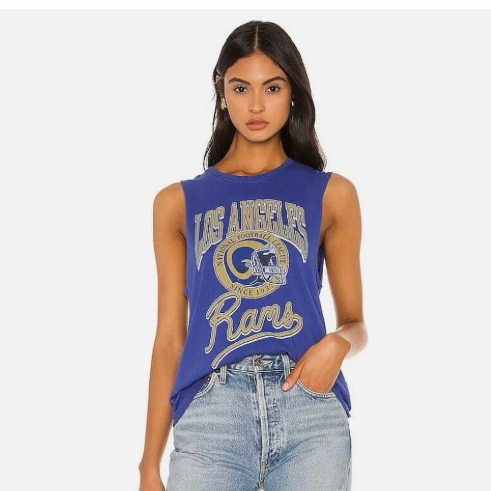 Los Angeles Rams Graphic Tank. Medium. Junk Food.
